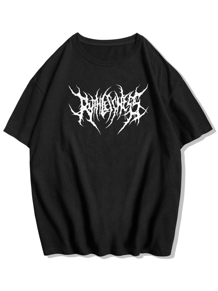 Graphic Drop Shoulder Tee