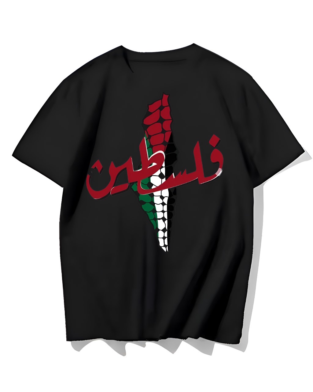 Palestine Map Graphic Tee